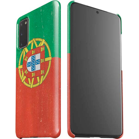 Portugal Flag Distressed Galaxy S20 Lite Case